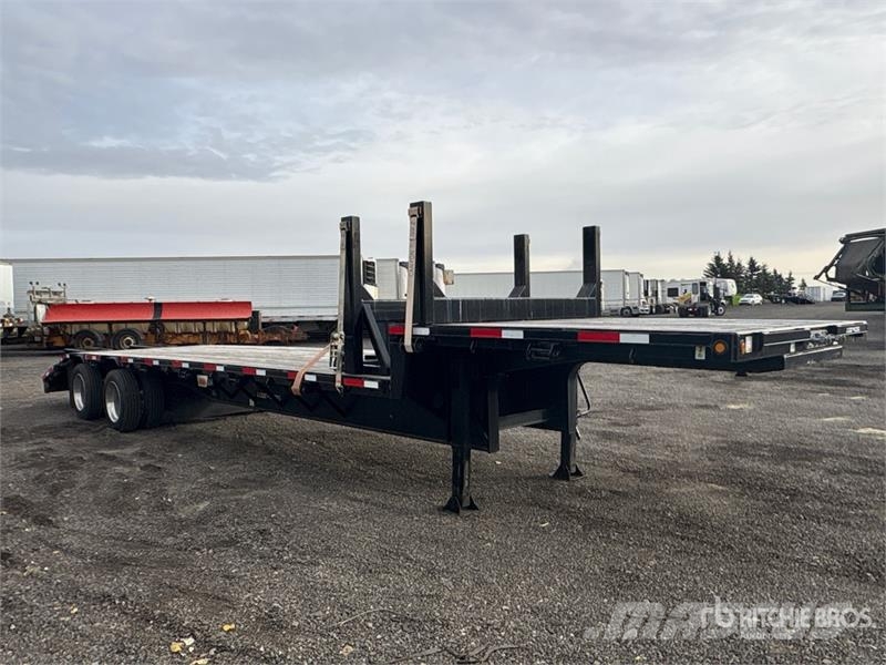 Lode King T/A Lowboy Trailer Mélybölcsős