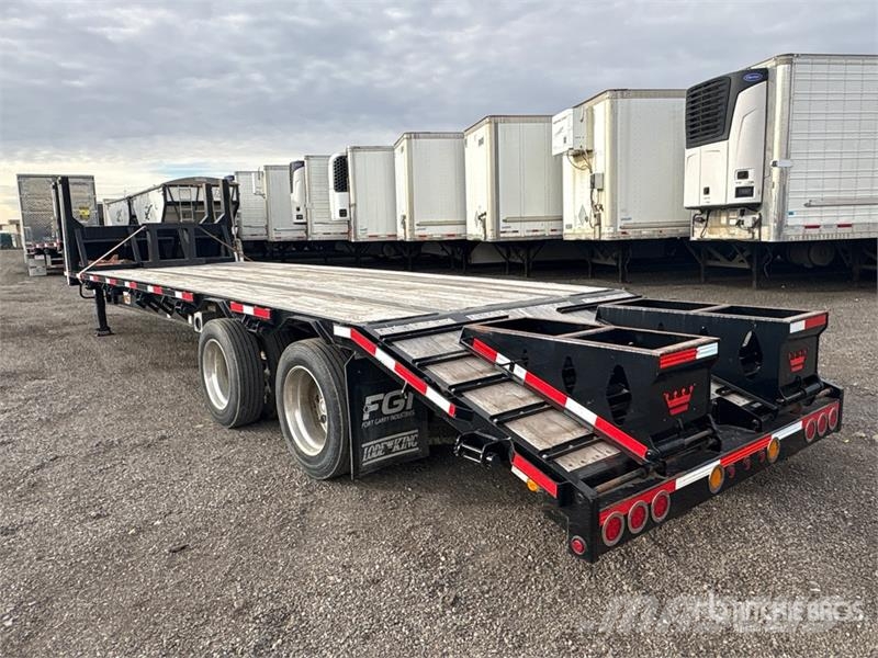 Lode King T/A Lowboy Trailer Mélybölcsős