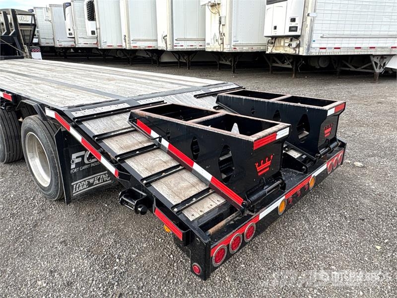 Lode King T/A Lowboy Trailer Mélybölcsős