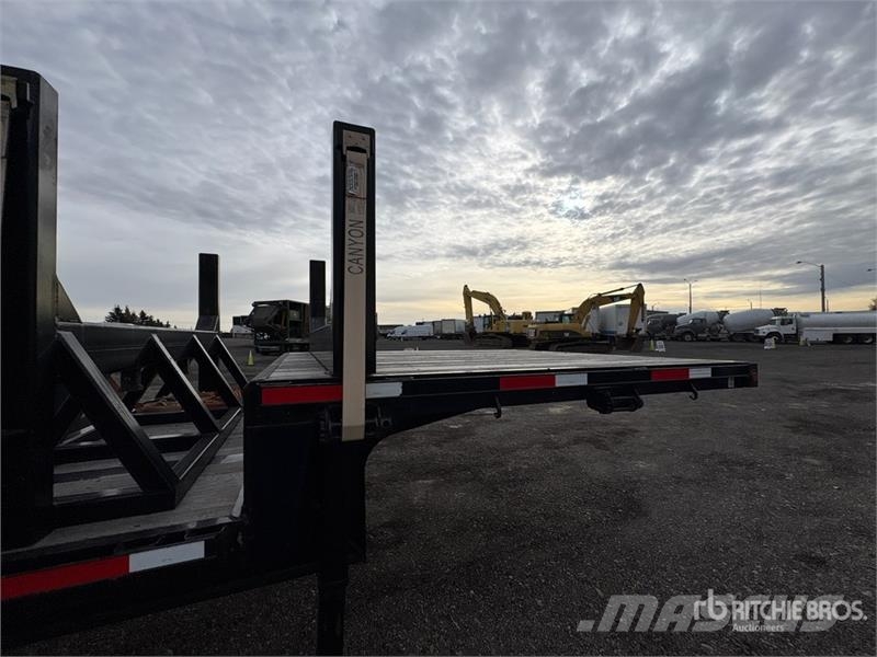 Lode King T/A Lowboy Trailer Mélybölcsős