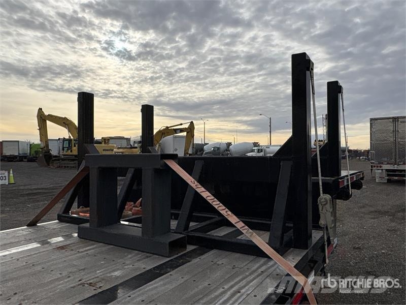 Lode King T/A Lowboy Trailer Mélybölcsős