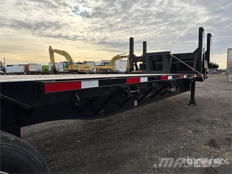 Lode King T/A Lowboy Trailer Mélybölcsős
