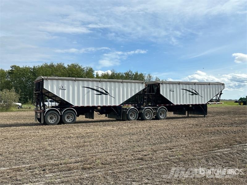 Lode King T/A Super B-Train Pup Grain Trailer Gabona átrakó kocsik