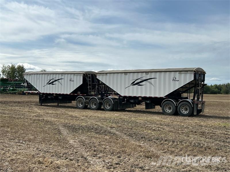 Lode King T/A Super B-Train Pup Grain Trailer Gabona átrakó kocsik