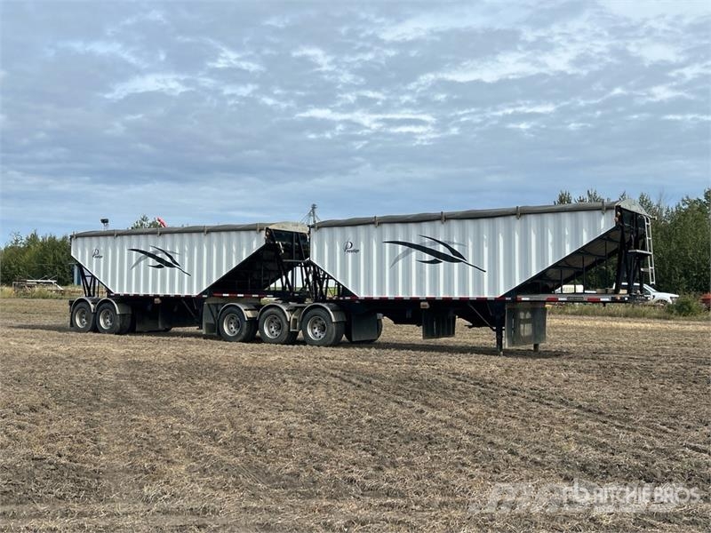 Lode King T/A Super B-Train Pup Grain Trailer Gabona átrakó kocsik