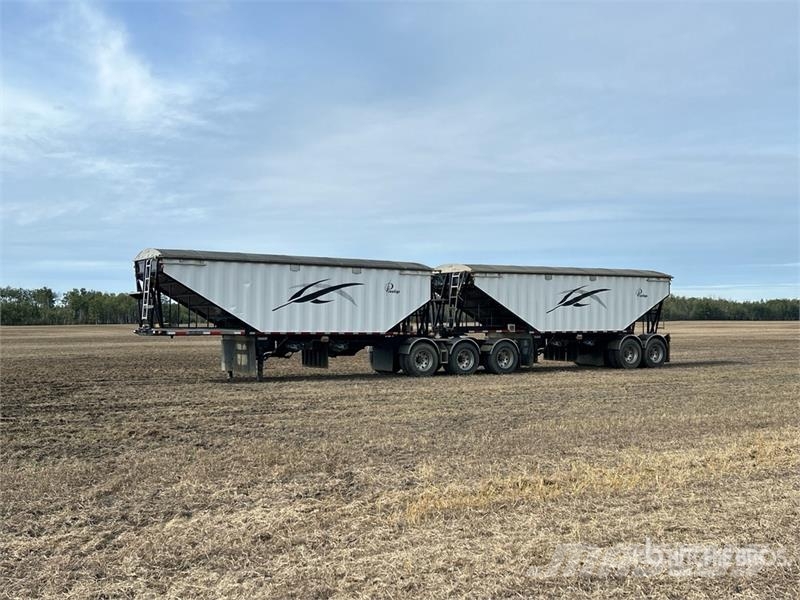 Lode King T/A Super B-Train Pup Grain Trailer Gabona átrakó kocsik