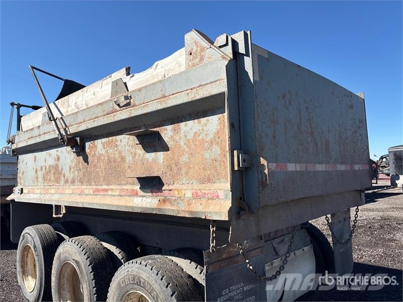  M &  14 ft Tri/A Pup Dump Trailer Remorque benne
