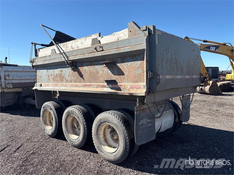  M &  14 ft Tri/A Pup Dump Trailer Remorque benne