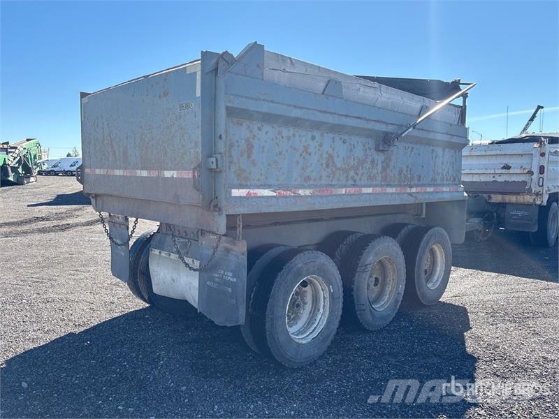  M &  14 ft Tri/A Pup Dump Trailer Remorque benne
