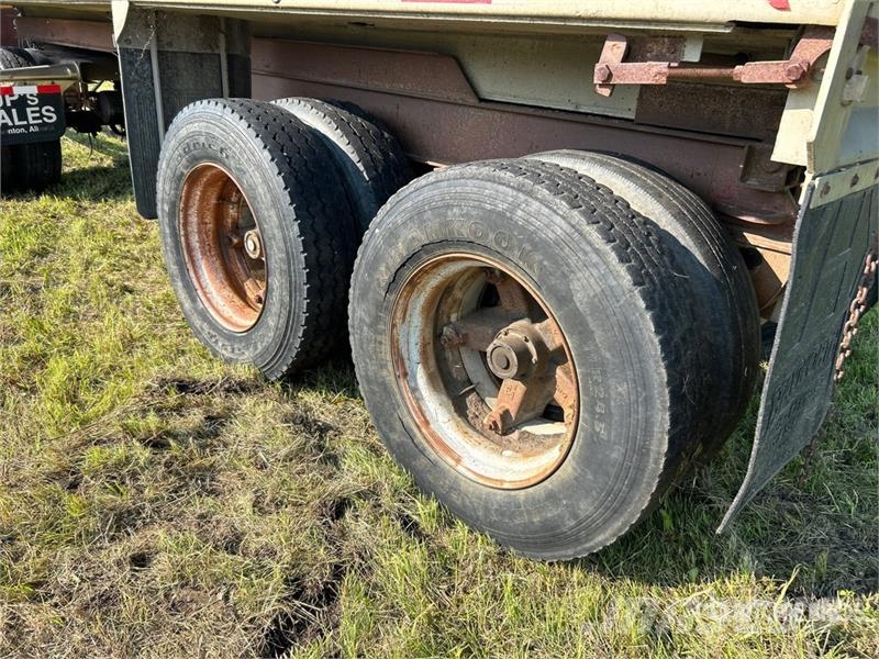  M &  20 ft Tri/A Pup Aluminum End Dump Trailer Bañera