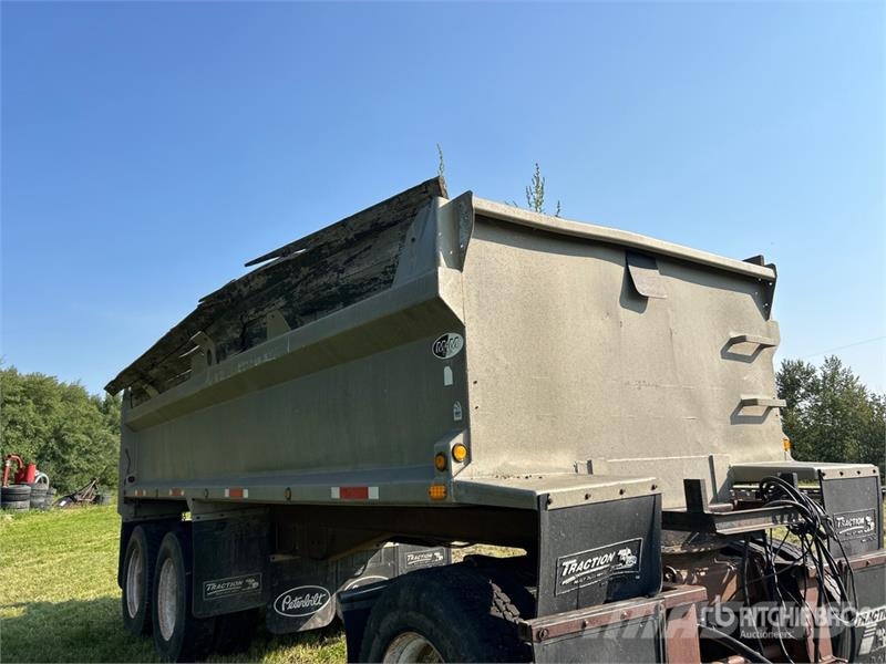  M &  20 ft Tri/A Pup Aluminum End Dump Trailer Bañera