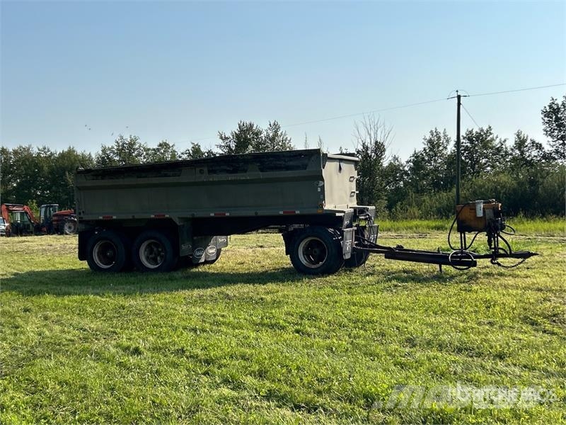  M &  20 ft Tri/A Pup Aluminum End Dump Trailer Bañera