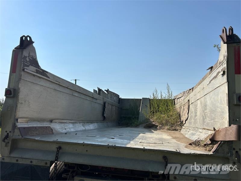  M &  20 ft Tri/A Pup Aluminum End Dump Trailer Bañera