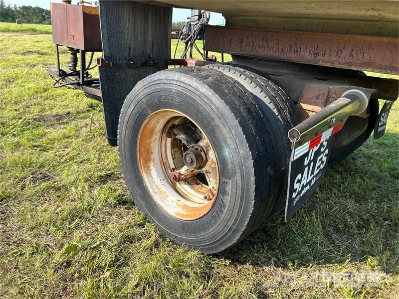  M &  20 ft Tri/A Pup Aluminum End Dump Trailer Bañera