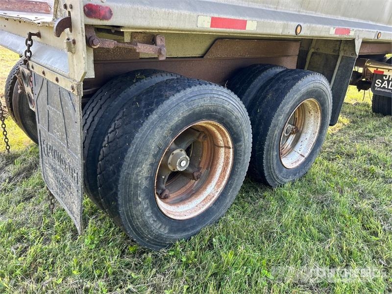  M &  20 ft Tri/A Pup Aluminum End Dump Trailer Bañera