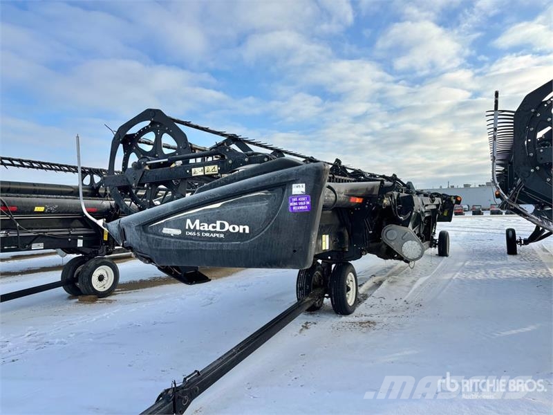 MacDon D65-S 35 ft Draper Combine Header رؤوس الحصادات الدراسات