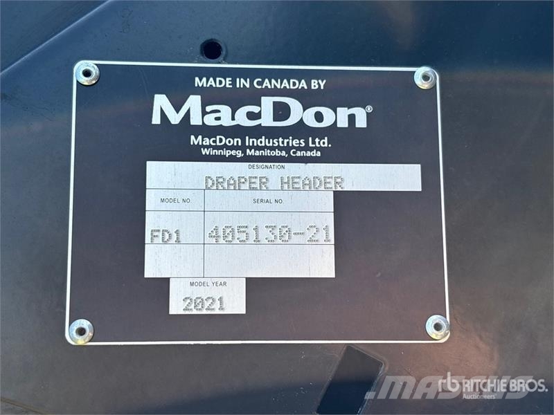 MacDon FD140 Barre de coupe pour moissonneuse batteuse