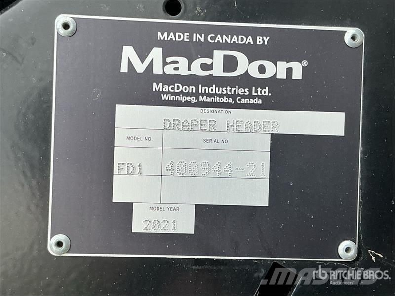 MacDon FD140 رؤوس الحصادات الدراسات