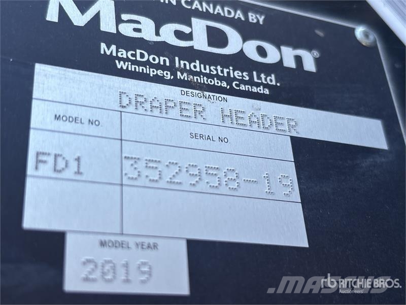 MacDon FD145 45 ft Flex Draper Combine Header Glave hederi za kombajne
