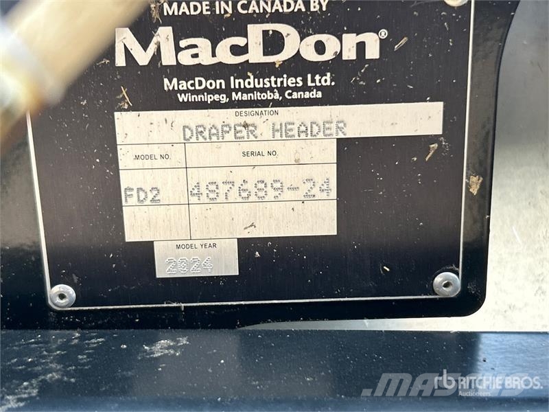MacDon FD240 40 ft Flex Draper Combine Header Жатки