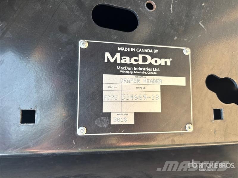 MacDon FD75 رؤوس الحصادات الدراسات