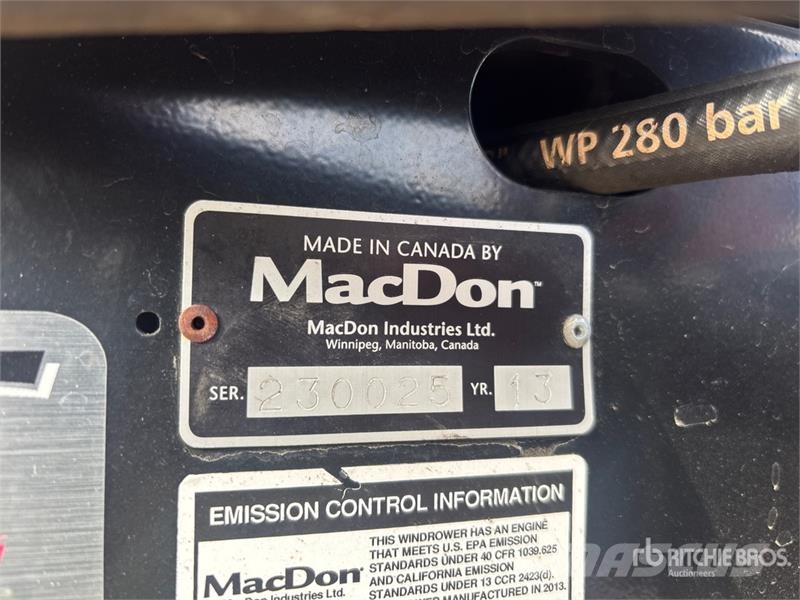 MacDon M155 Windrowers