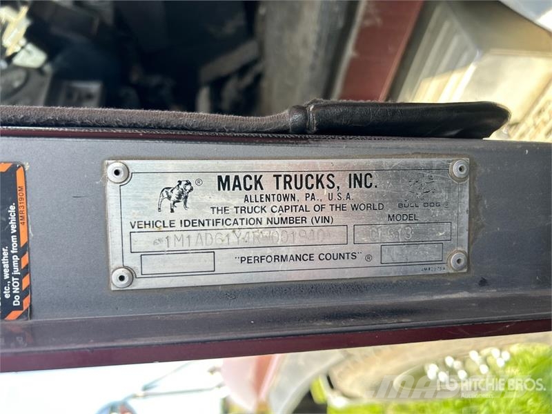 Mack CL613 6x4 T/A Dump Truck Φορτηγά Ανατροπή