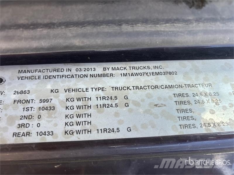 Mack CXU613 Motrici e Trattori Stradali