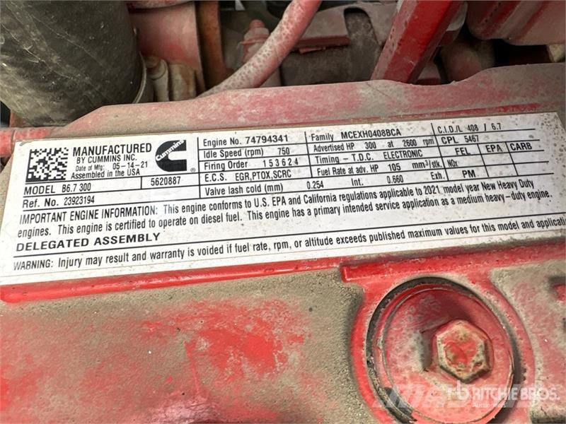 Mack MD742 4x2 Freight Van Truck Camion cassonati