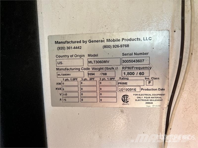 Magnum (Generac) MLT3060 6 kW Light Tower Осветительные установки