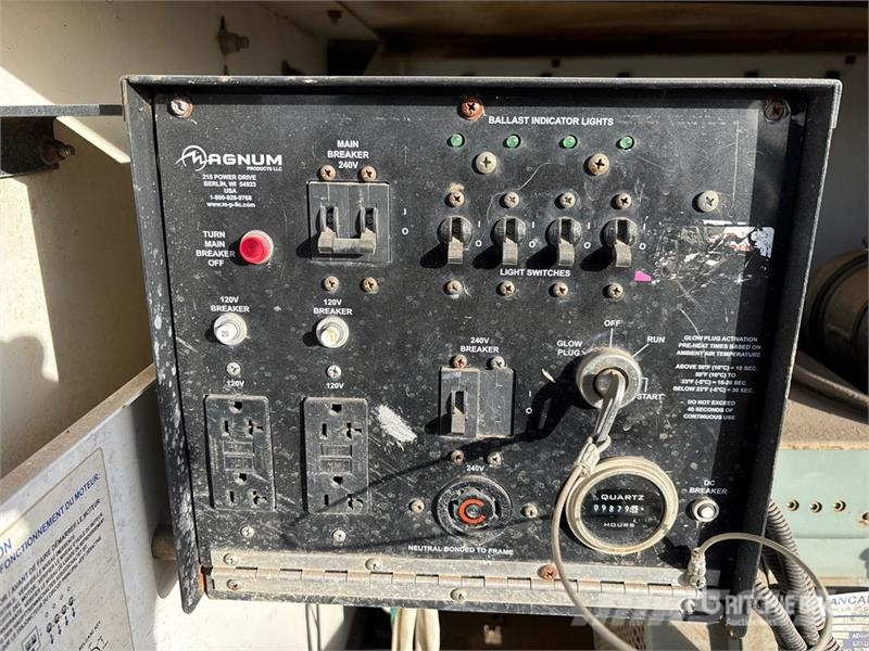 Magnum MLT5080K 8 kW Light Tower Lichtmasten