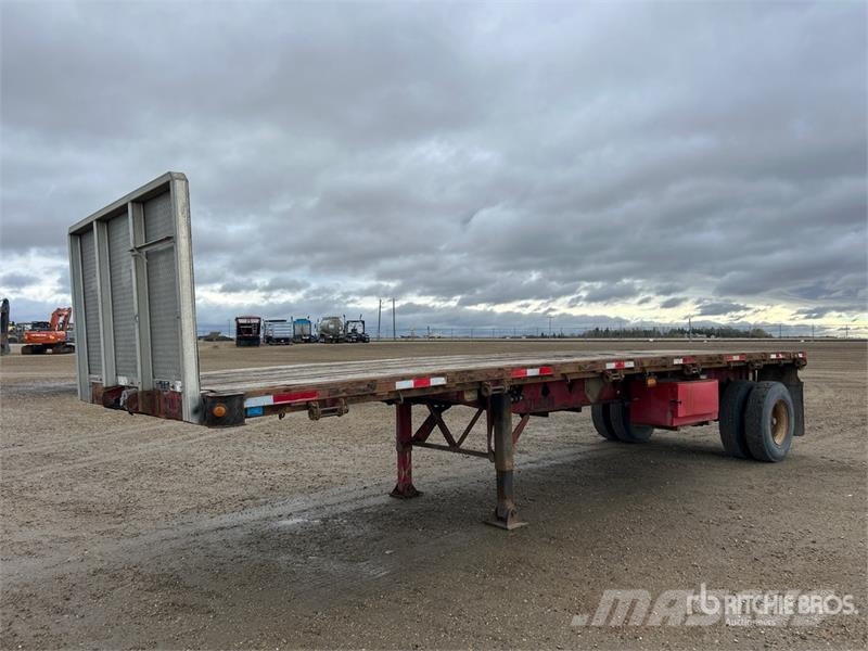 Manac 10128A00 28 ft S/A Flatbed Trailer Madelhaagised