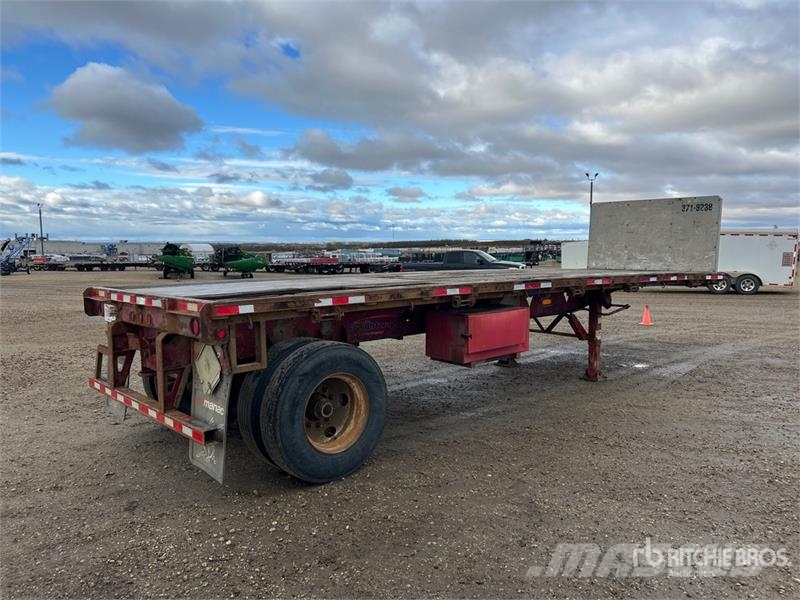 Manac 10128A00 28 ft S/A Flatbed Trailer Madelhaagised