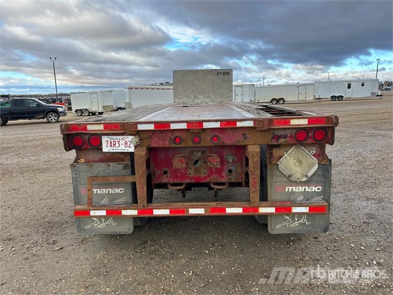 Manac 10128A00 28 ft S/A Flatbed Trailer Madelhaagised