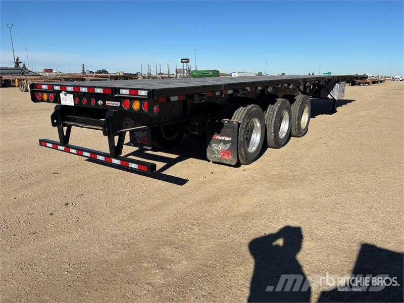 Manac 10353A020 53 ft Tri/A Flatbed Trailer (Unused) Planhengere