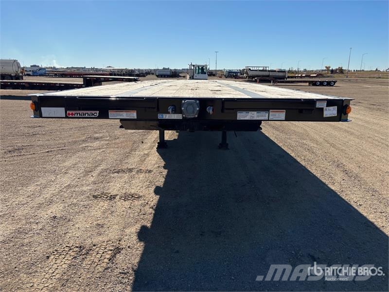 Manac 10353A020 53 ft Tri/A Flatbed Trailer (Unused) Planhengere