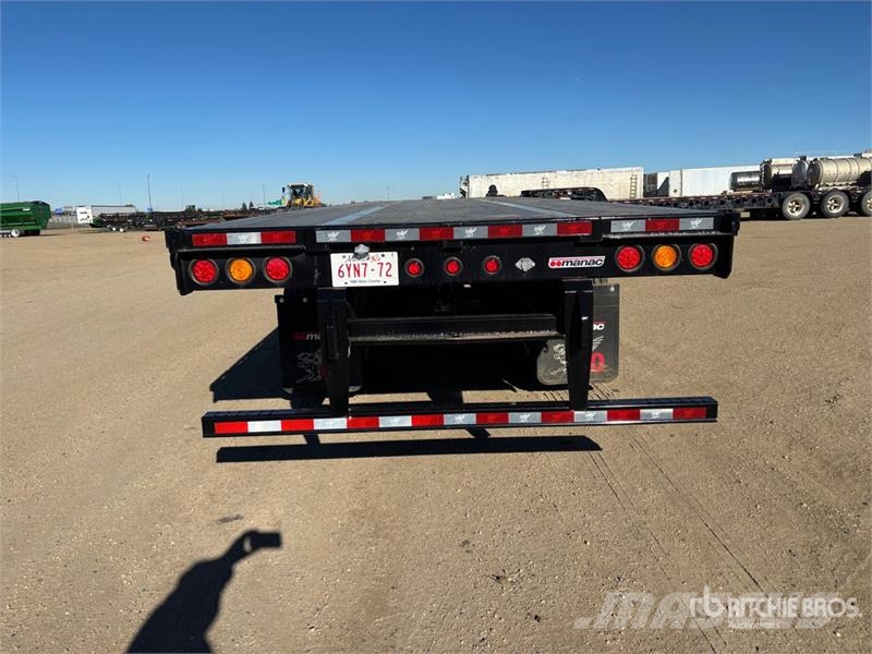 Manac 10353A020 53 ft Tri/A Flatbed Trailer (Unused) Planhengere