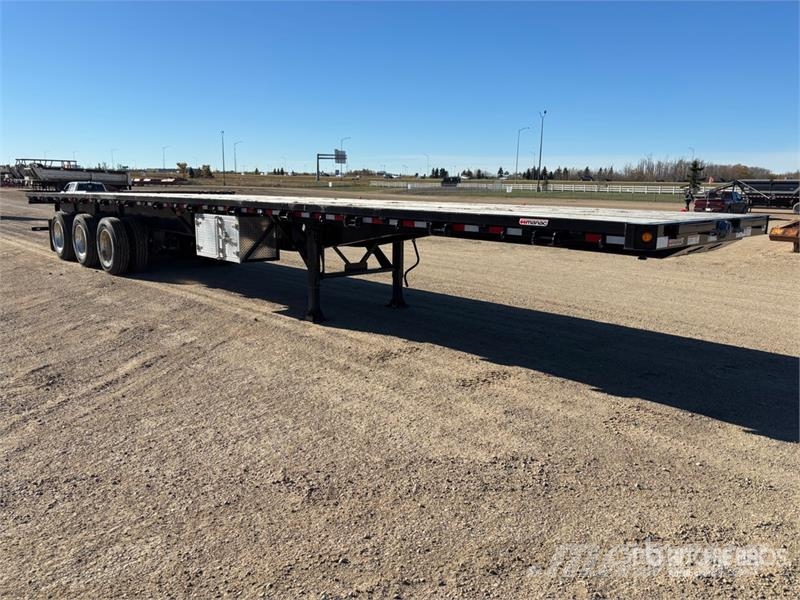 Manac 10353A020 53 ft Tri/A Flatbed Trailer (Unused) Planhengere
