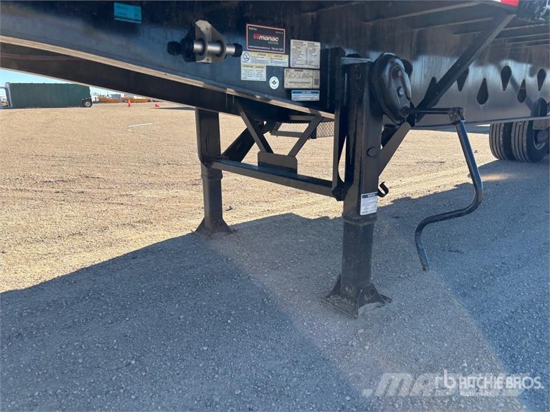 Manac 10353A020 53 ft Tri/A Flatbed Trailer (Unused) Planhengere
