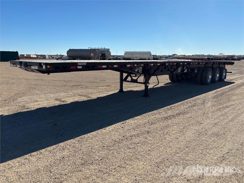 Manac 10353A020 53 ft Tri/A Flatbed Trailer (Unused) Planhengere