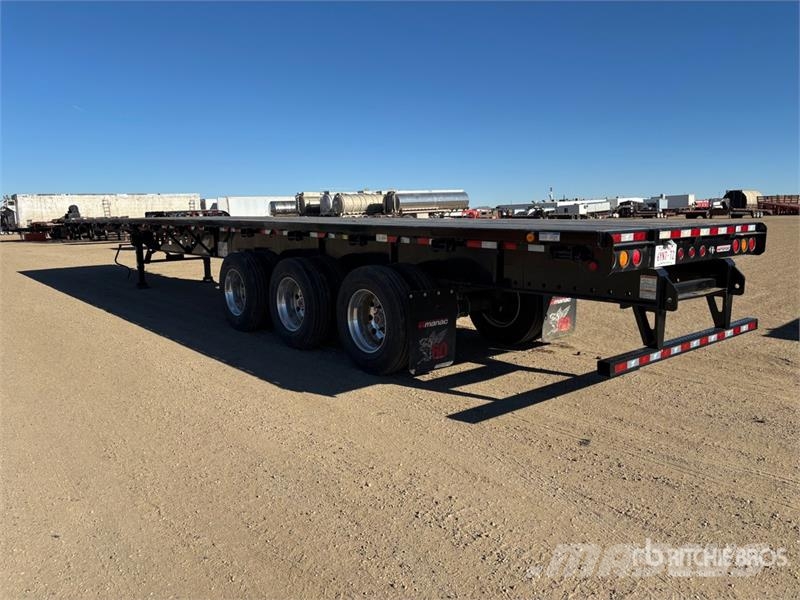 Manac 10353A020 53 ft Tri/A Flatbed Trailer (Unused) Planhengere