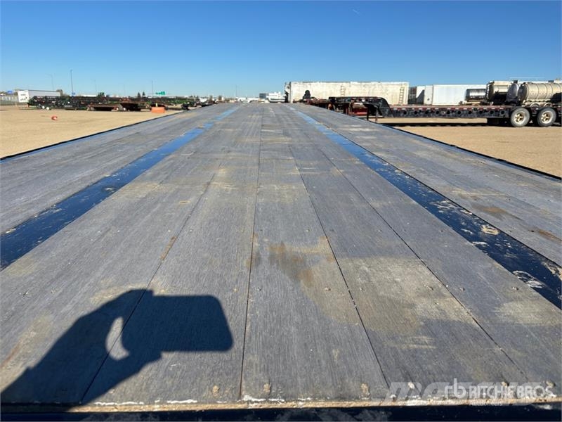 Manac 10353A020 53 ft Tri/A Flatbed Trailer (Unused) Planhengere