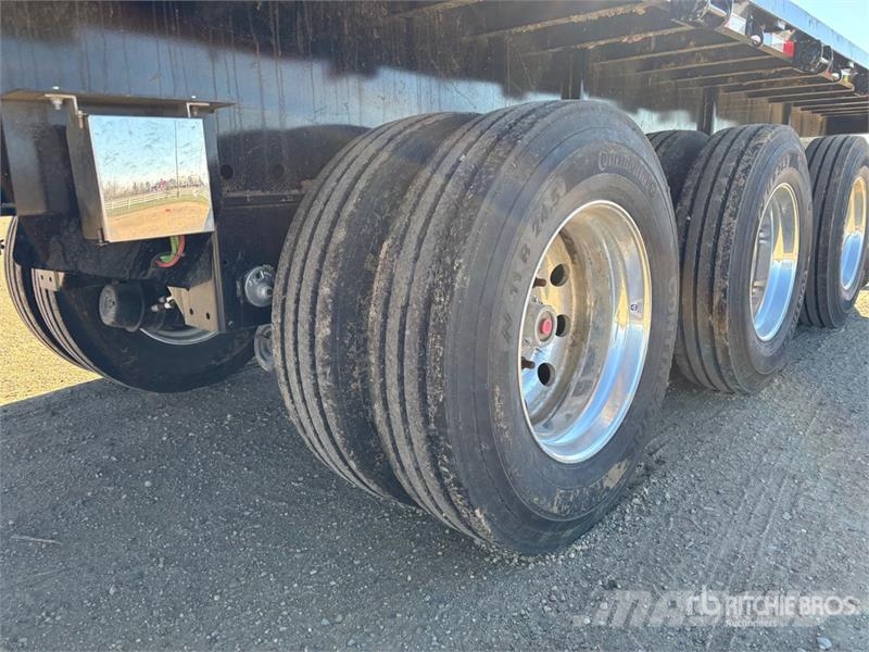 Manac 10353A020 53 ft Tri/A Flatbed Trailer (Unused) Planhengere