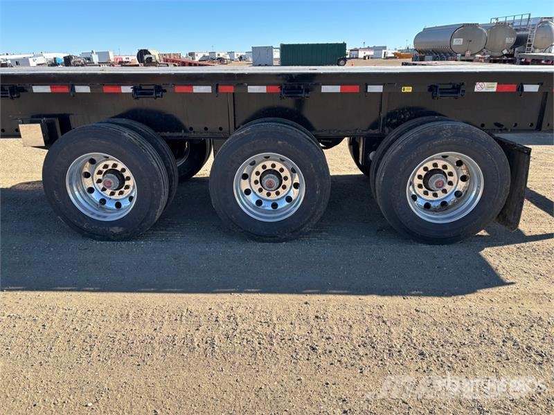 Manac 10353A020 53 ft Tri/A Flatbed Trailer (Unused) Planhengere