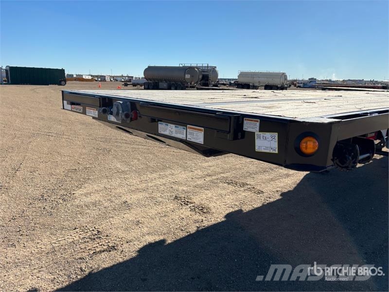 Manac 10353A020 53 ft Tri/A Flatbed Trailer (Unused) Planhengere
