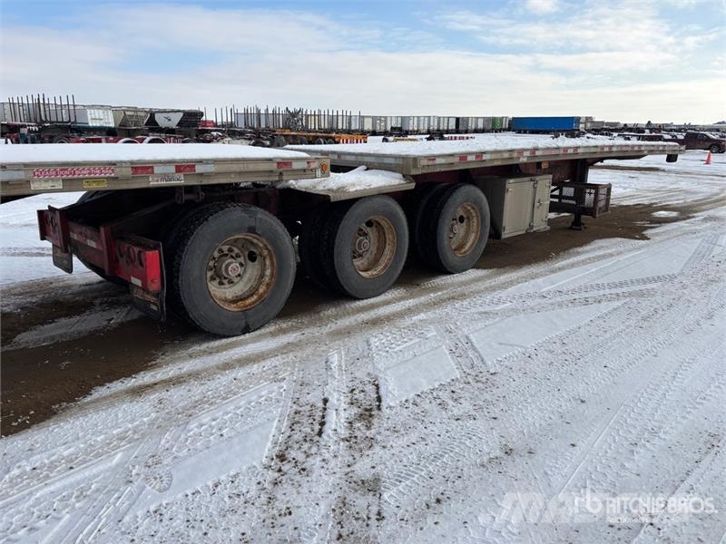 Manac 32 ft Super B-Train Lead Flatbed Trailer مقطوروات مسطحة/مفصلية الجوانب