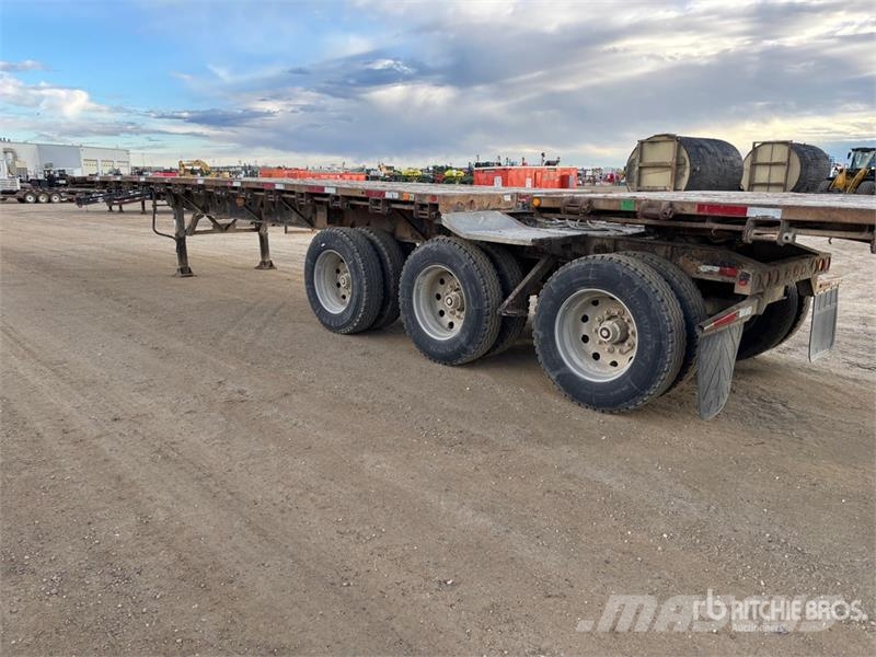 Manac 32 ft Super B-Train Lead Flatbed Trailer Madelhaagised