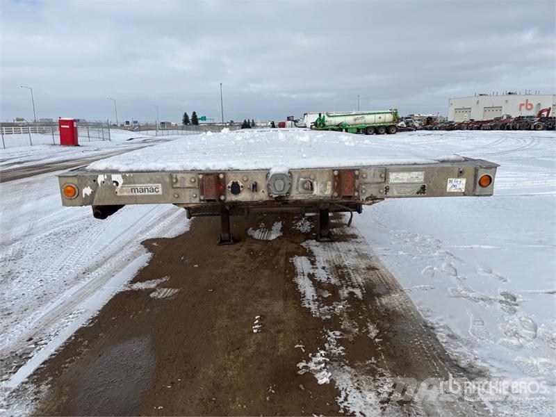 Manac 32 ft Super B-Train Lead Flatbed Trailer مقطوروات مسطحة/مفصلية الجوانب