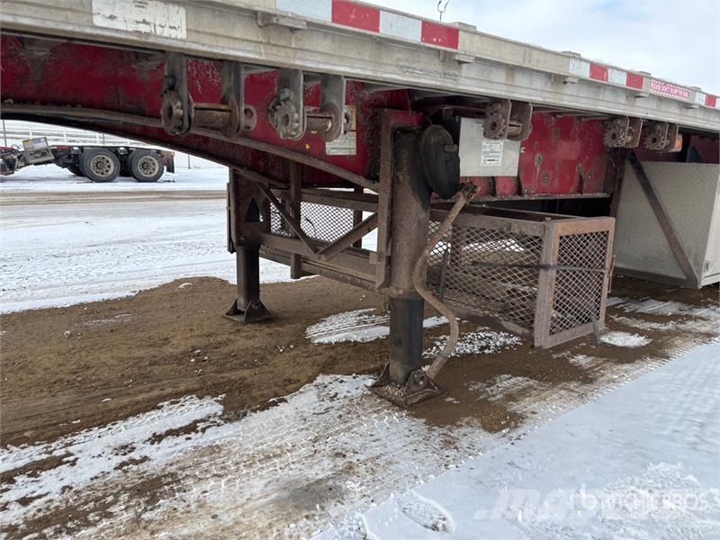 Manac 32 ft Super B-Train Lead Flatbed Trailer مقطوروات مسطحة/مفصلية الجوانب