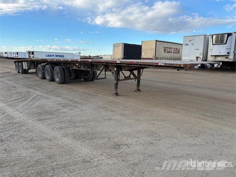 Manac 32 ft Super B-Train Lead Flatbed Trailer Madelhaagised